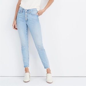 Mid-high madewell jeans